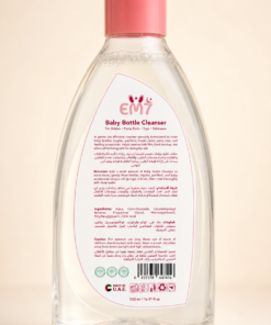 EM7 Baby Bottle Cleanser Red back label